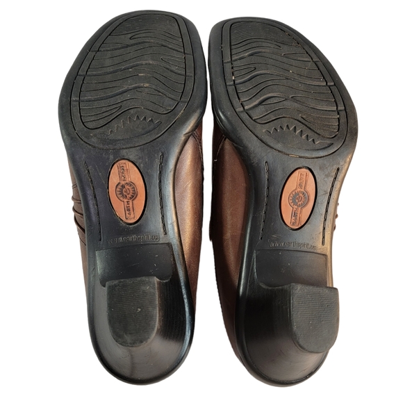 Earth Spirit Claasic Emma Leather Upper Brown Clog Women's Size 8 - Picture 10 of 16